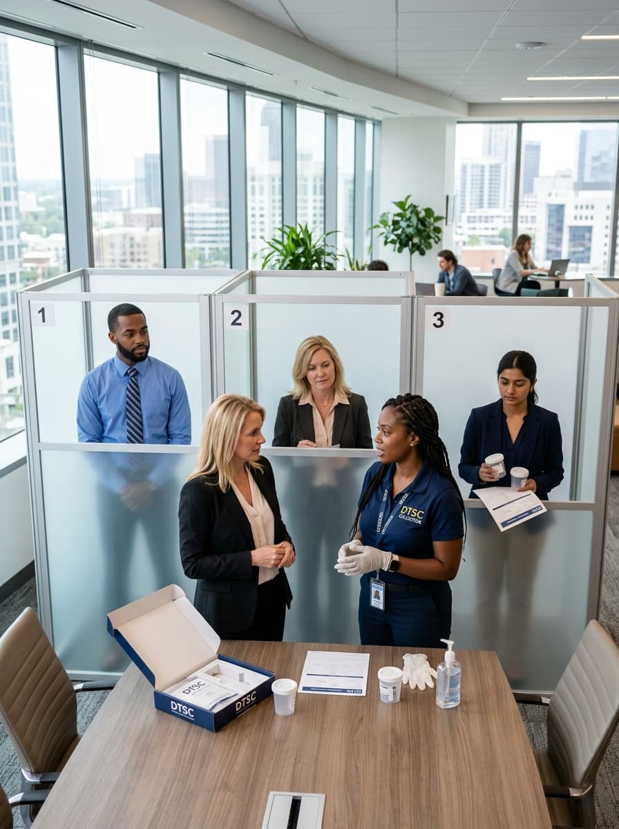 On-site workplace drug testing program