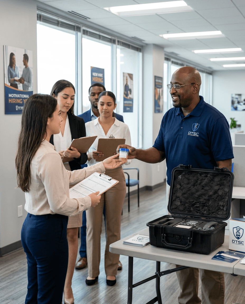Drug testing for staffing agency candidates